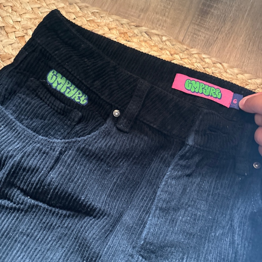 Empyre Corduroy Pants in Black - Size 6